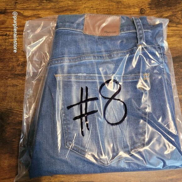 Madewell Jeans Size 28 Skinny 10" High Rise Tummy Control H6319 Rosecliff Wash - Picture 13 of 13